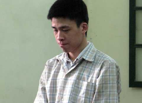 Bị cáo tại tòa. 