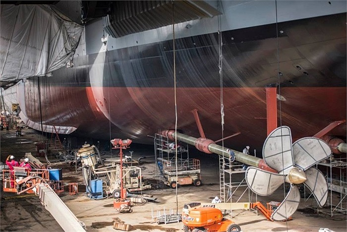 Chi phí sản xuất con tàu này đắt kỷ lục với 14 tỷ USD