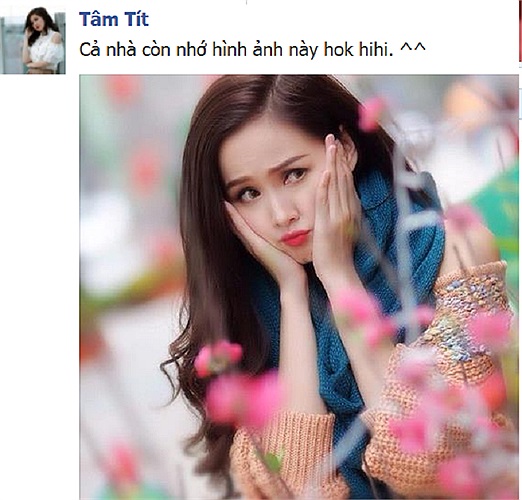 Tâm Tít vẫn trong veo và đẹp tròn trịa từ khi còn là hotgirl đình đám Hà Thành cho đến khi Nam tiến phát triển sự nghiệp ca hát.