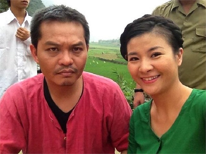 'Cô Ló' Kim Oanh trong Ma Làng 2 cùng nghệ sĩ Trung Hiếu.