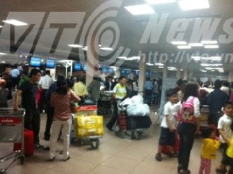 TP.HCM, Sài Gòn, mất điện, sân bay Tân Sơn Nhất, Vietnam Airlines.