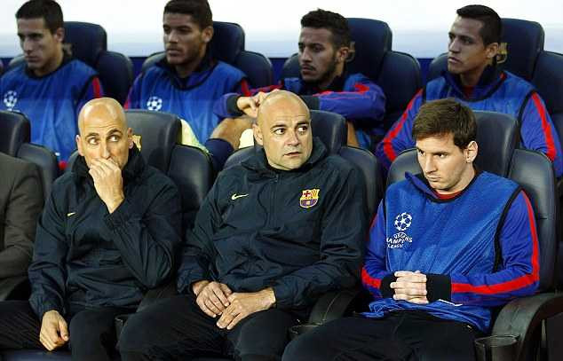 Messi ngồi dự bị cả trận