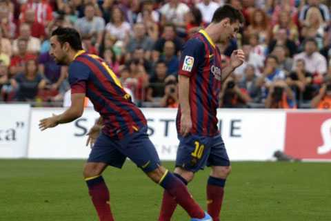 messi rời sân