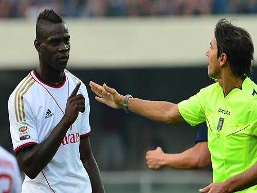 Mario Balotelli đã có một trận đấu thất vọng 