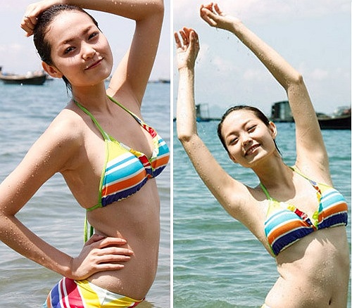 Từ những bộ ảnh thời trang tới trên sân khấu ca nhạc và bước nhảy hoàn vũ, Minh Hằng đều khoe được vẻ cuốn hút.