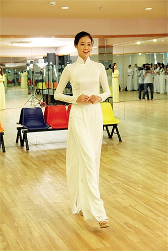 Tuy nhiên, những lúc tập luyện cô bạn rất nghiêm túc