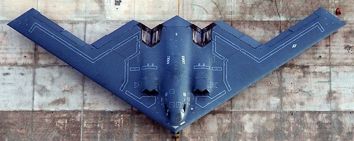 B-2 nhìn từ phía trên