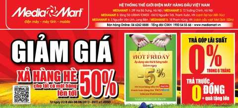 Mua điện máy giảm giá xả hàng - trả trước 0 đồng