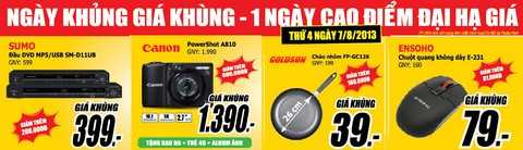 Mua điện máy giảm giá xả hàng - trả trước 0 đồng