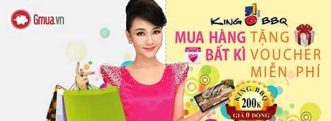 "Mua hàng bất kỳ, nhận Voucher miễn phí" cùng Gmua.vn