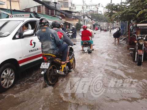 ngập nước, triều cường, lũ, mưa bão