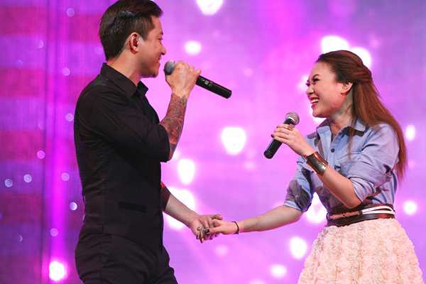 Mỹ Tâm ngượng ngùng trước lời tỏ tình của Tuấn Hưng