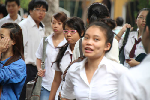 thí sinh, môn ngữ văn, thở phào