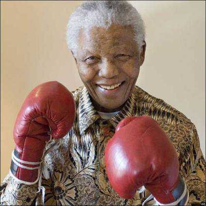 Nelson Mandela tìm thấy triết lý sống trong boxing