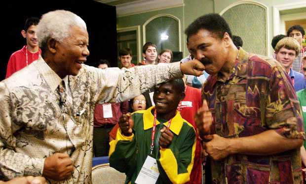 Nelson Mandela- Muhammad Ali