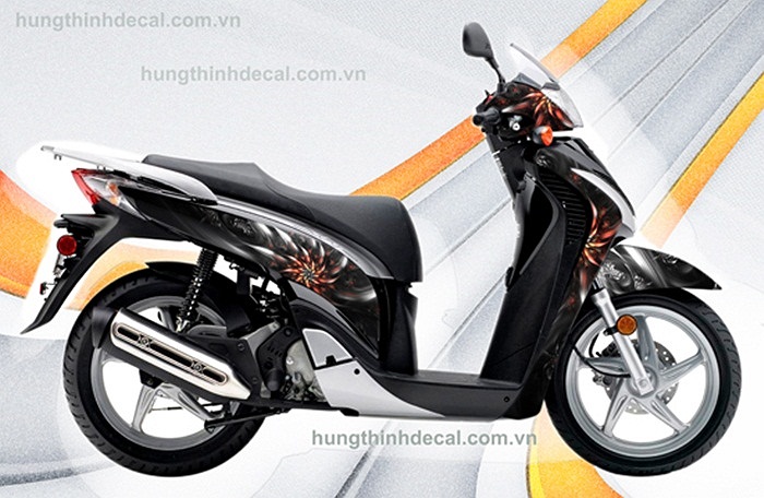 Những chiếc SH với tem xe 3D 