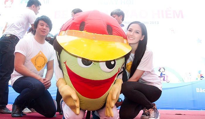 Mai Phương Thúy rất nhí nhảnh vui tươi khi tham gia chương trình này vì thấy sự ý nghĩa của nó.