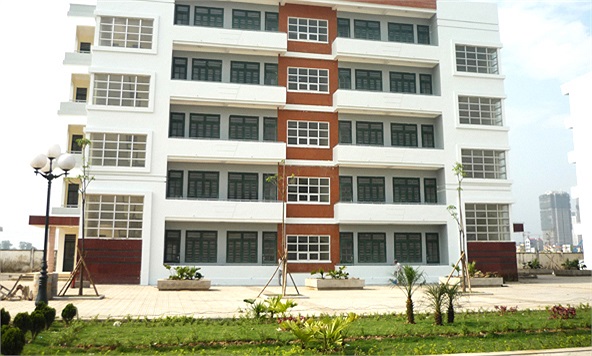 Khu ký túc xá hiện đại, tiện nghi giúp các bạn học sinh có thể thoải mái trọ lại trường