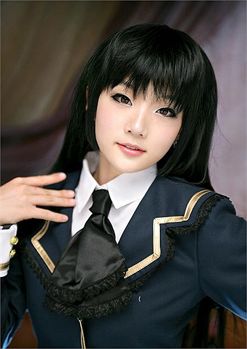 Gương mặt ngây thơ, trong sáng giúp Aza Miyuko thực hiện những bộ cosplay nữ sinh Nhật cực thành công 