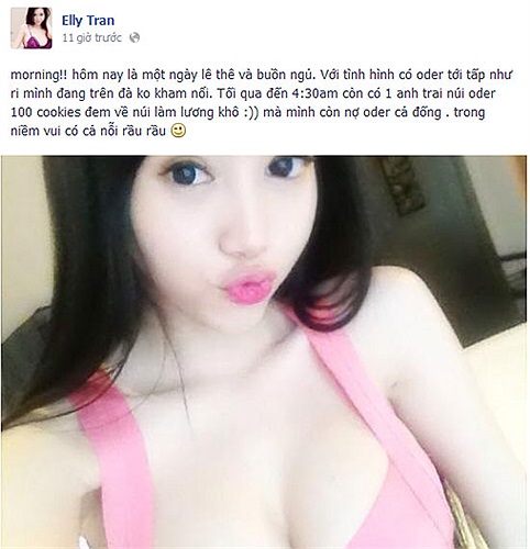 Elly Trần và những tâm sự về nỗi buồn của nghề làm bánh.