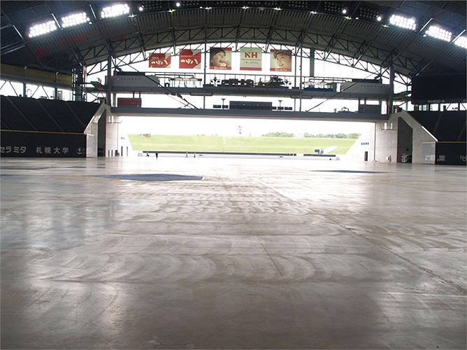 Hai mặt cỏ này được hoán đổi theo một hệ thống hiện đại.