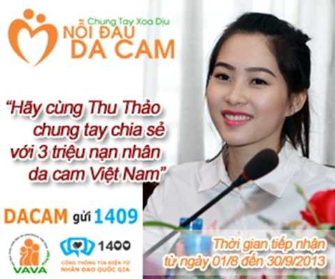 xoa dịu nỗi đau da cam