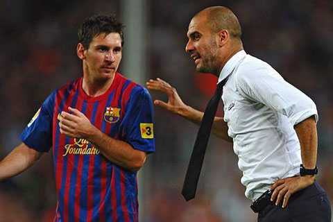 messi guardiola