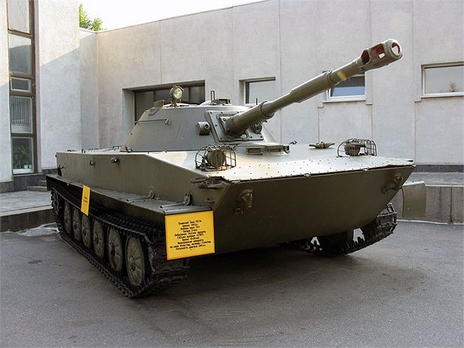 Xe tăng lội nước.