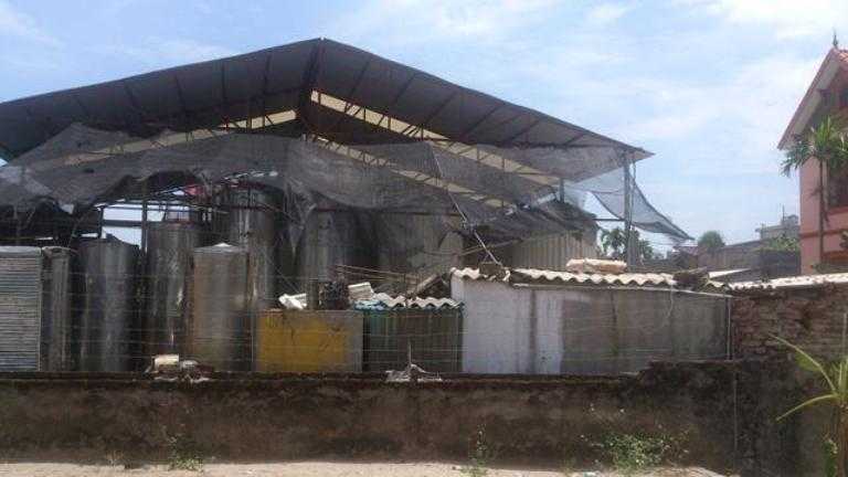 Hiện trường vụ nổ