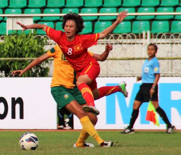 DT nu Viet Nam gap U19 Australia