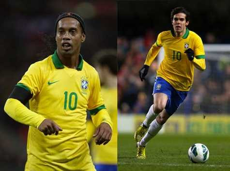 Ronaldinho và Kaka hết hy vọng trở lại ĐT Brazil