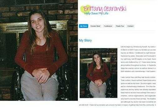 Nữ sinh giả ung thư