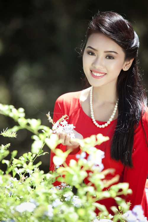 Nữ sinh Việt tại Mỹ xinh như người mẫu