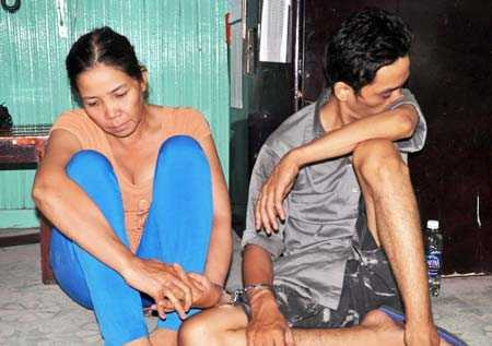  Thịnh và Phúc tại cơ quan điều tra.