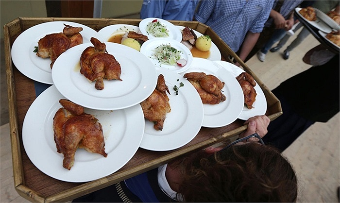 Món gà khoái khẩu khi ăn kèm với bia