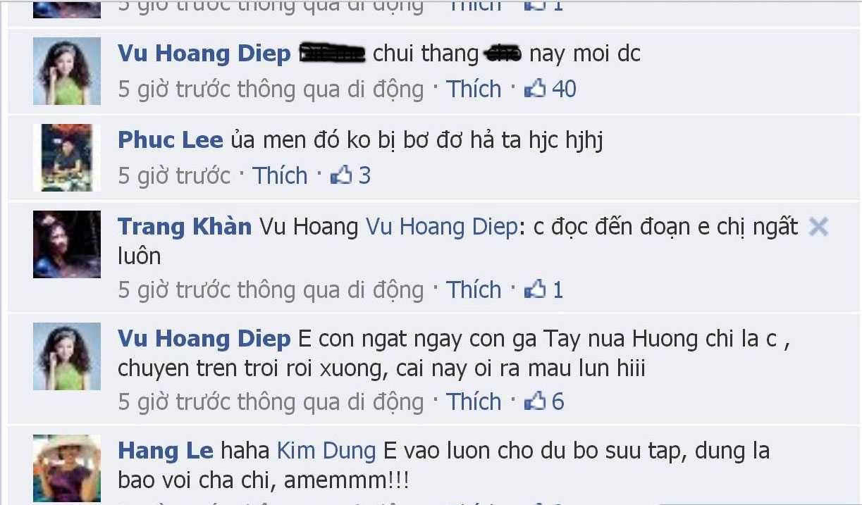 Vũ Hoàng Điệp chửi Tùng Lâm