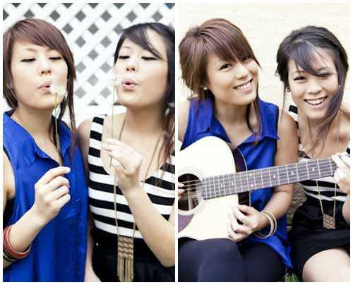 Cặp song sinh nổi tiếng Janice và Sonia. 