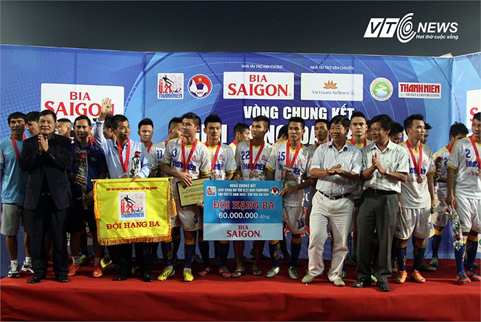 Còn SLNA nhận đồng giải Ba (Tiểu Hàn- Ảnh: VSI)