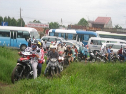 TP.HCM, sĩ tử, QL 1A, ùn tắc giao thông, thi đại học