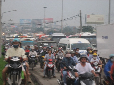 TP.HCM, sĩ tử, QL 1A, ùn tắc giao thông, thi đại học