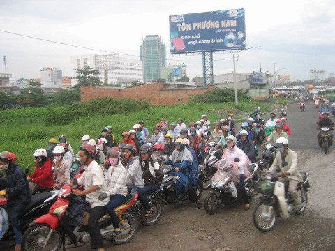 TP.HCM, sĩ tử, QL 1A, ùn tắc giao thông, thi đại học