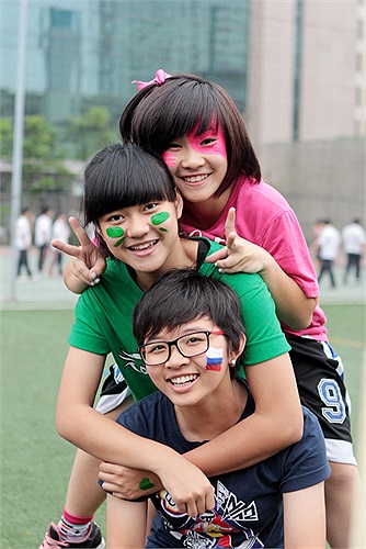 Muôn sắc màu của tuổi học trò.