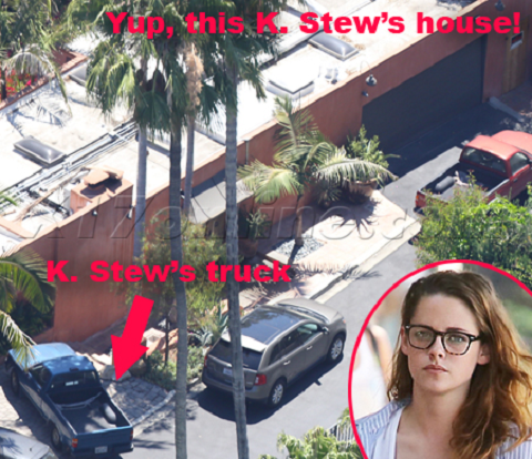 Xe của Robert đậu trước nhà Kristen