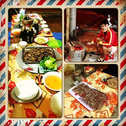 Mạc Hồng Quân mê tít món ăn Việt. Anh dành nhiều thời gian để tận hưởng ẩm thực các vùng miền.