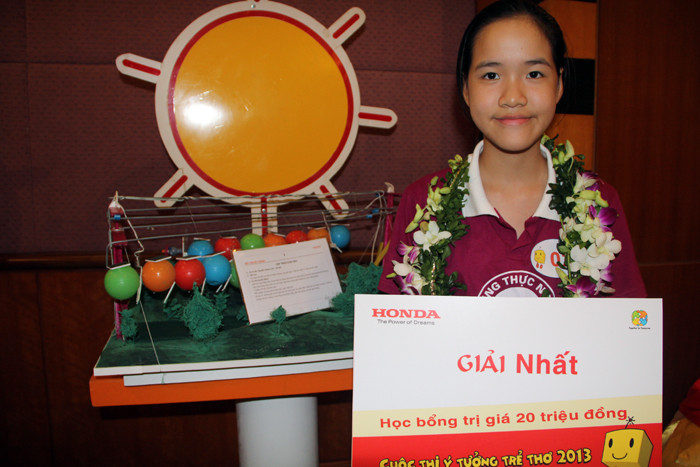 Em Nguyễn Khánh Linh, lớp 5A trường Tiểu học Thực nghiệm, Hà Nội