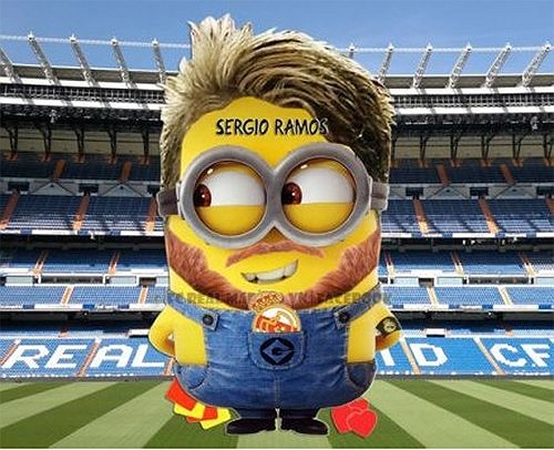 Ramos nam tính với bộ râu quai nón đặc trưng