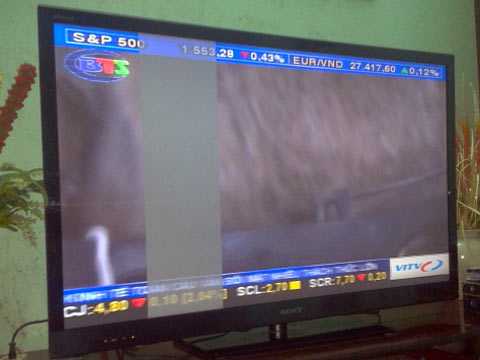 Tivi Sony lỗi