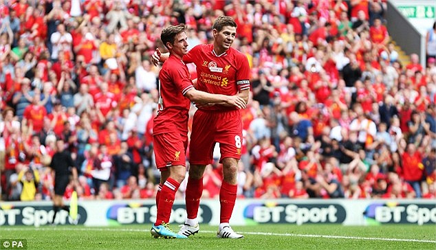 Bàn thắng đầu tiên là của Joe Allen.