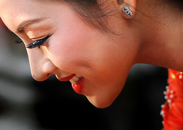 Mới đây, cô có chuyến thăm chùa Bà ở TP.HCM để tìm nơi thanh tịnh.