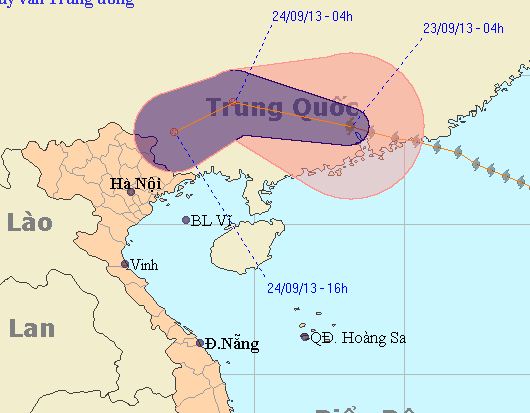 siêu bão usagi, đất liền Trung Quốc, thoát siêu bão, biển Đông
